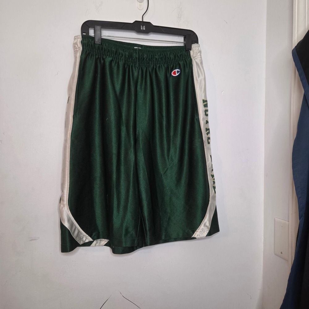 Champion Notre Dame Fighting Irish Mens Mesh Basketball Shorts Green Medium